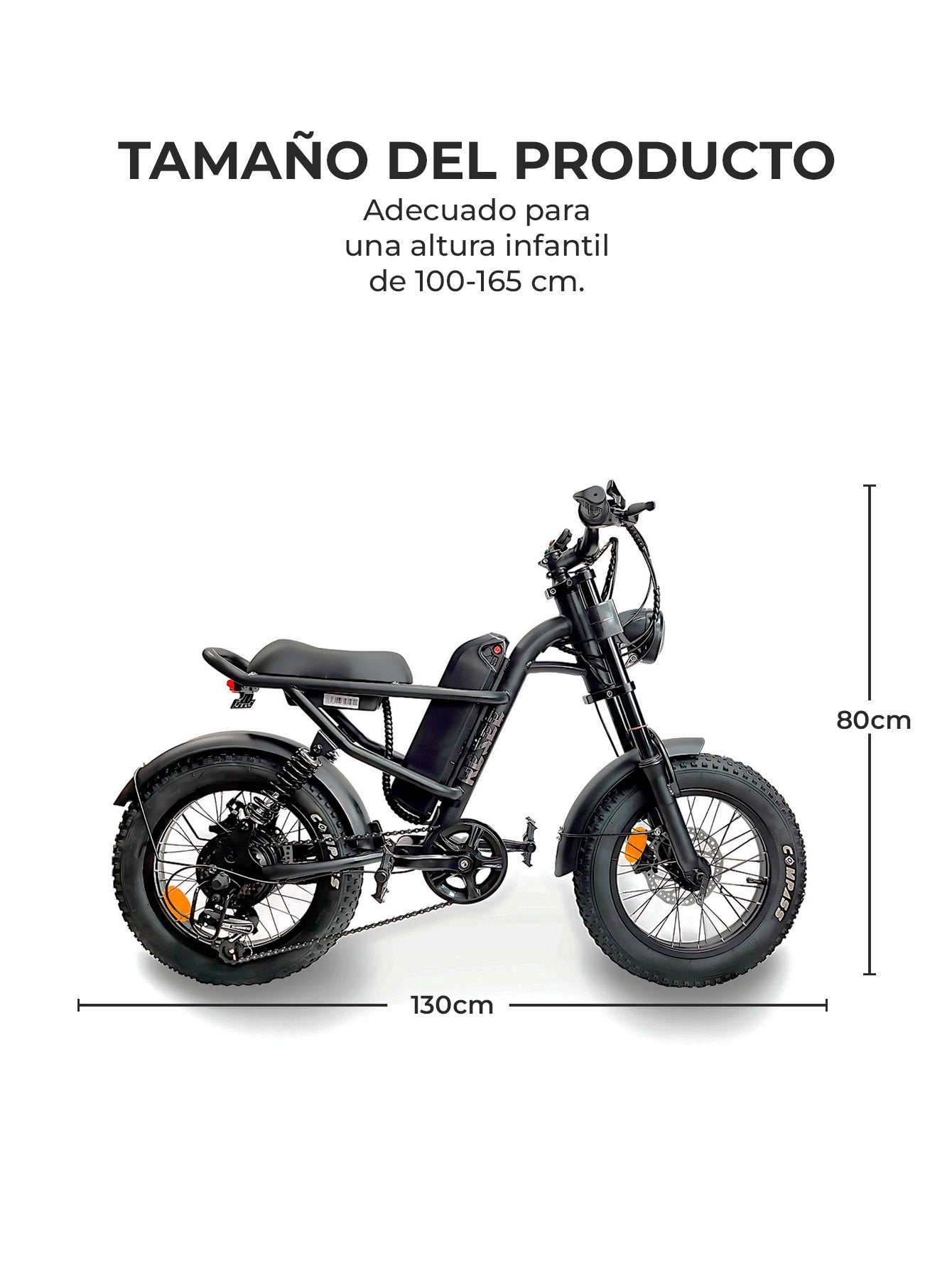 Bicicleta Eléctrica Todoterreno Resee IM-J1 Infantil